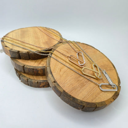 925 sterling silver Nexus interlinked pendant necklace with geometric rectangular links, minimalist everyday wear chain for women.