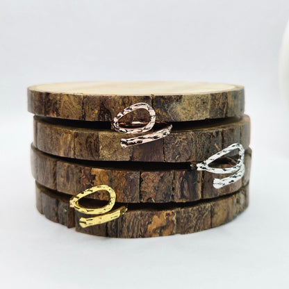 925 sterling silver Unbound ring for women with textured wrap design and modern open band